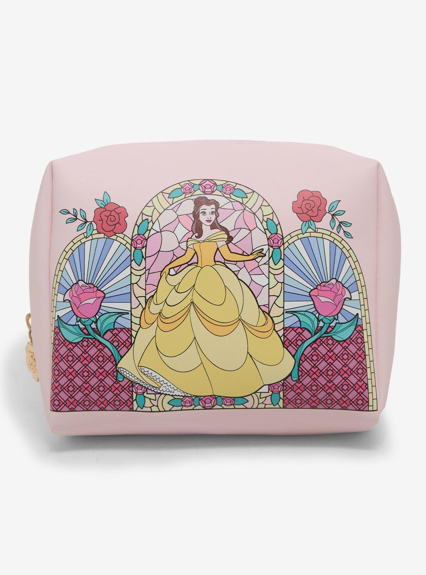Disney Beauty and The Beast Belle Stained Glass Portrait Cosmetic Case, , hi-res