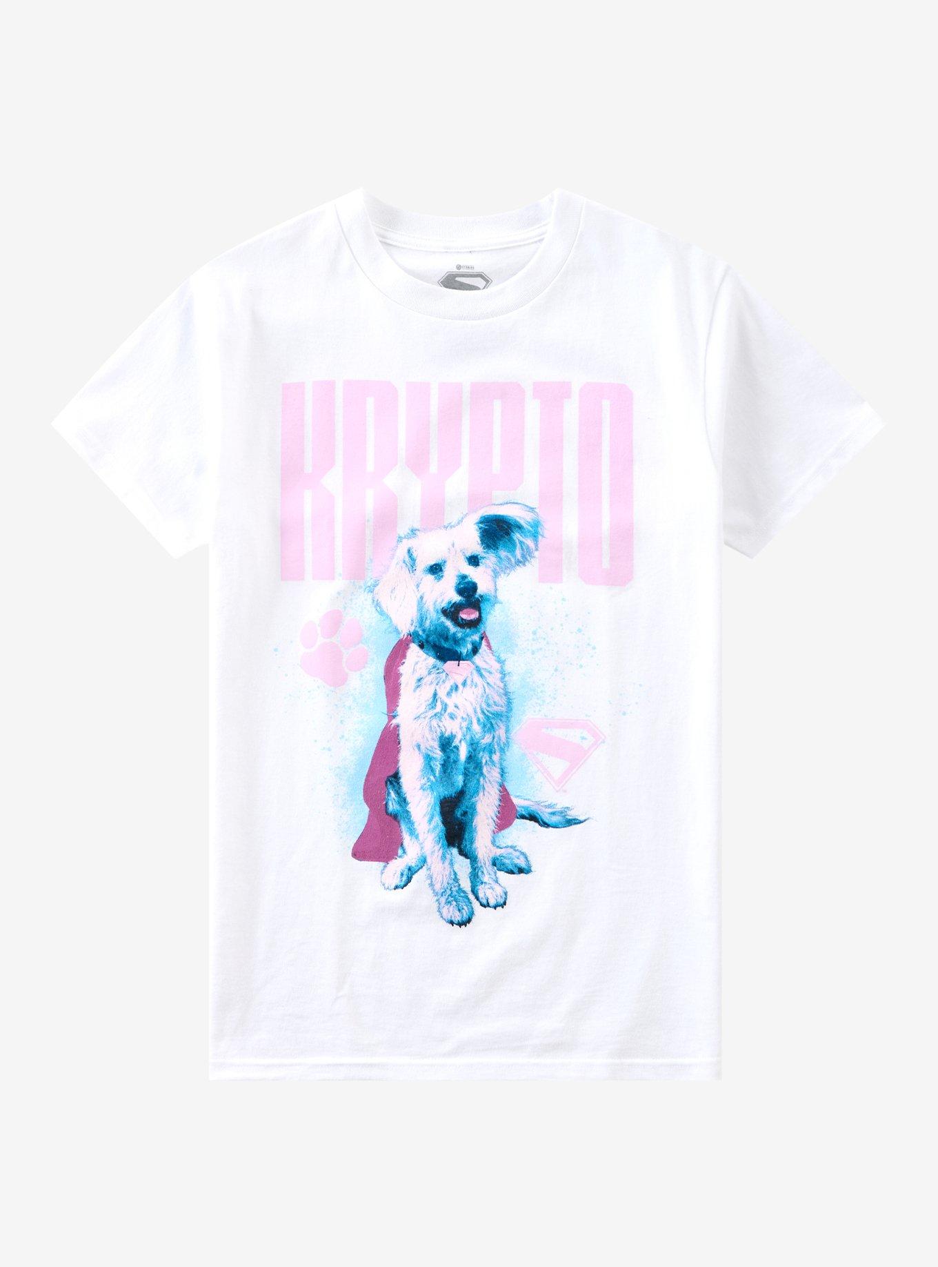 DC Comics Supergirl Krypto Pink Logo T-Shirt, , hi-res