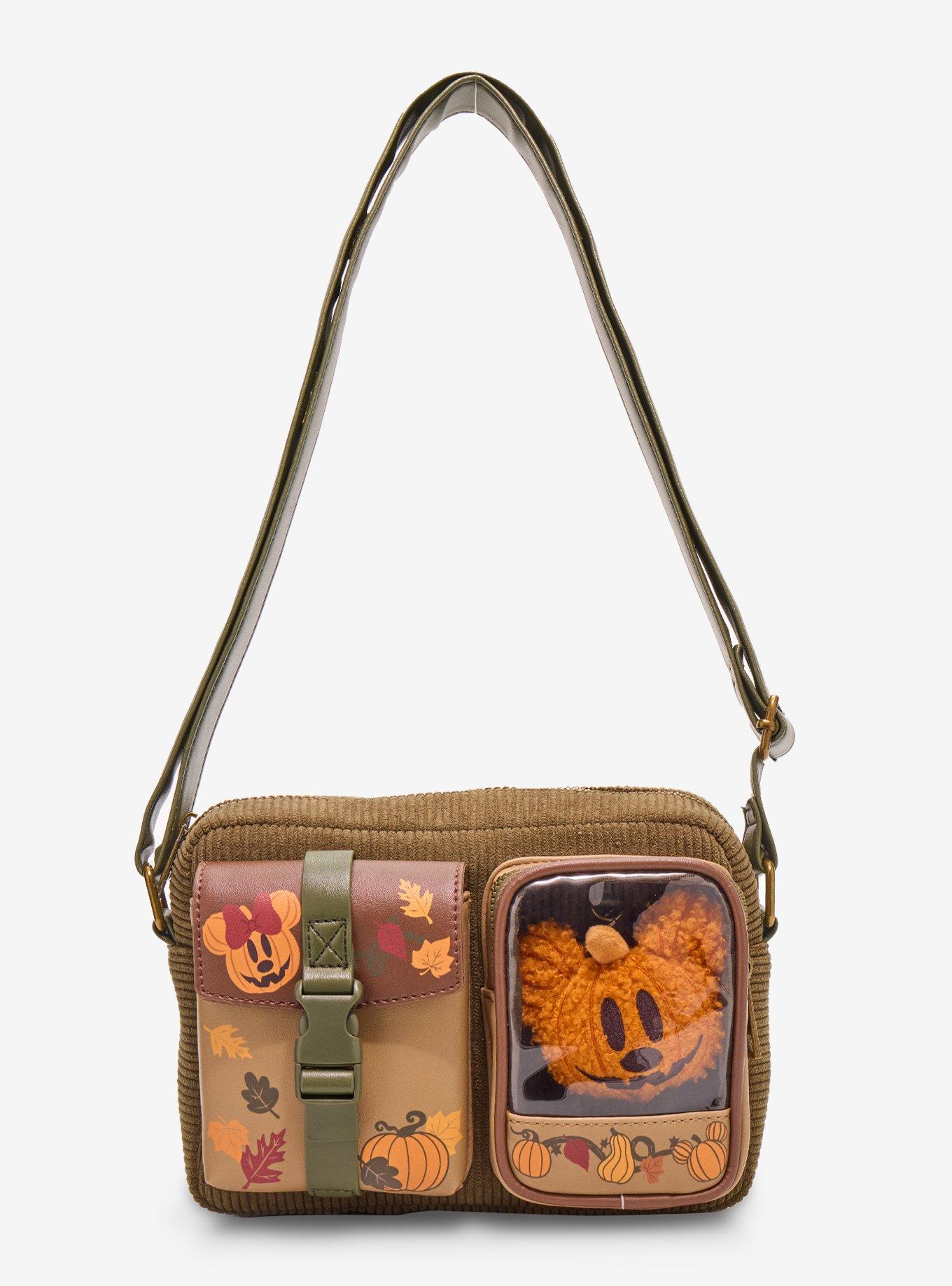 Her Universe Disney Halloween Pumpkin Plush Shoulder Bag, , hi-res