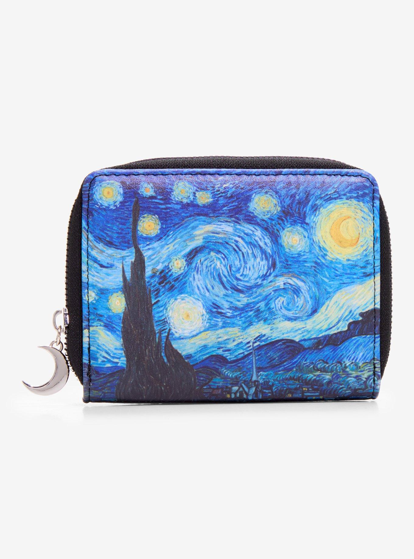 Van Gogh Starry Night Mini Zipper Wallet, , hi-res