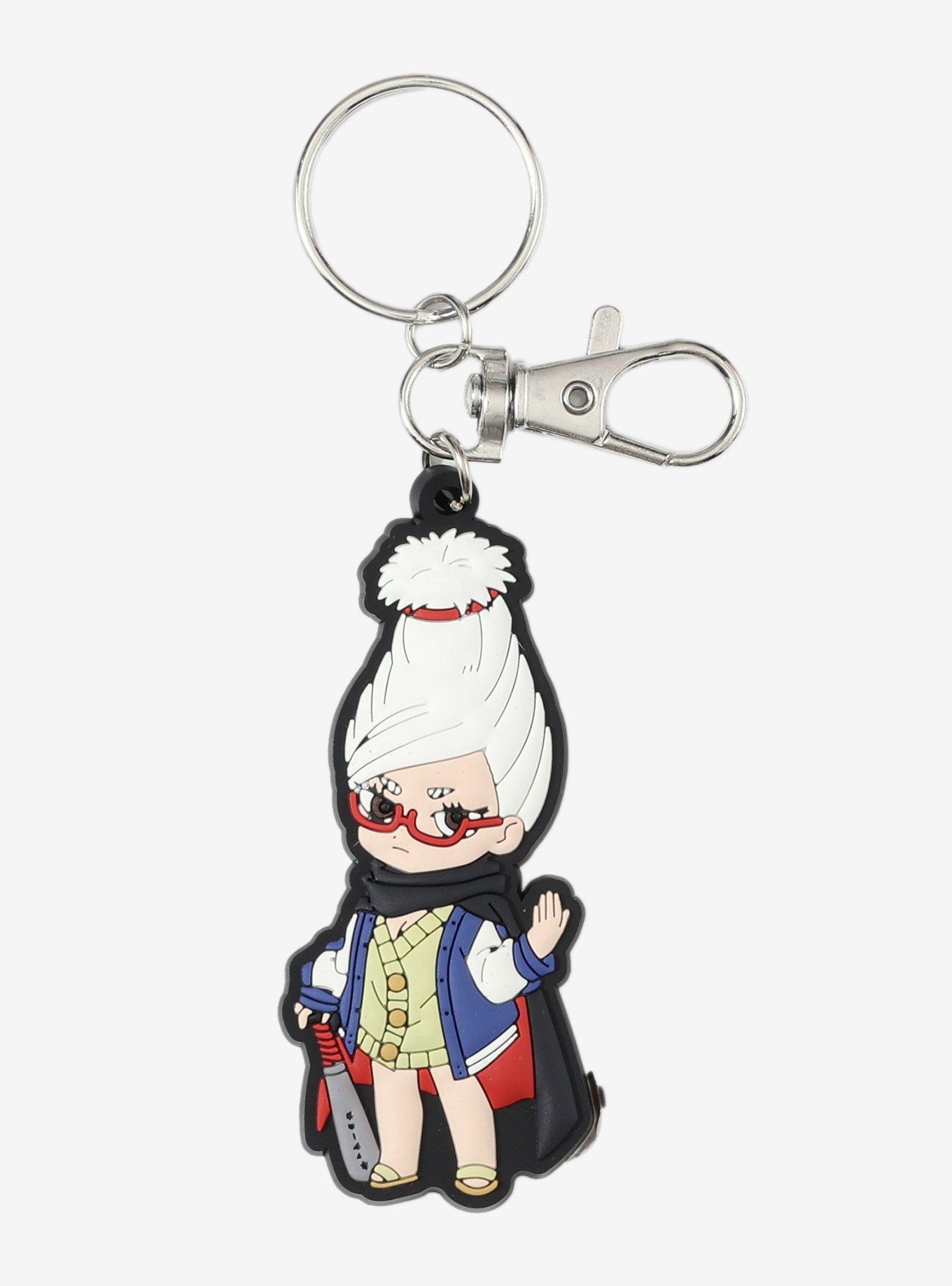 Dandadan Seiko Rubber Keychain, , hi-res