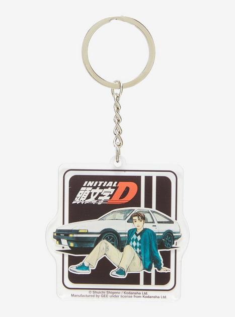 Initial D Fujiwara Square Keychain | Hot Topic