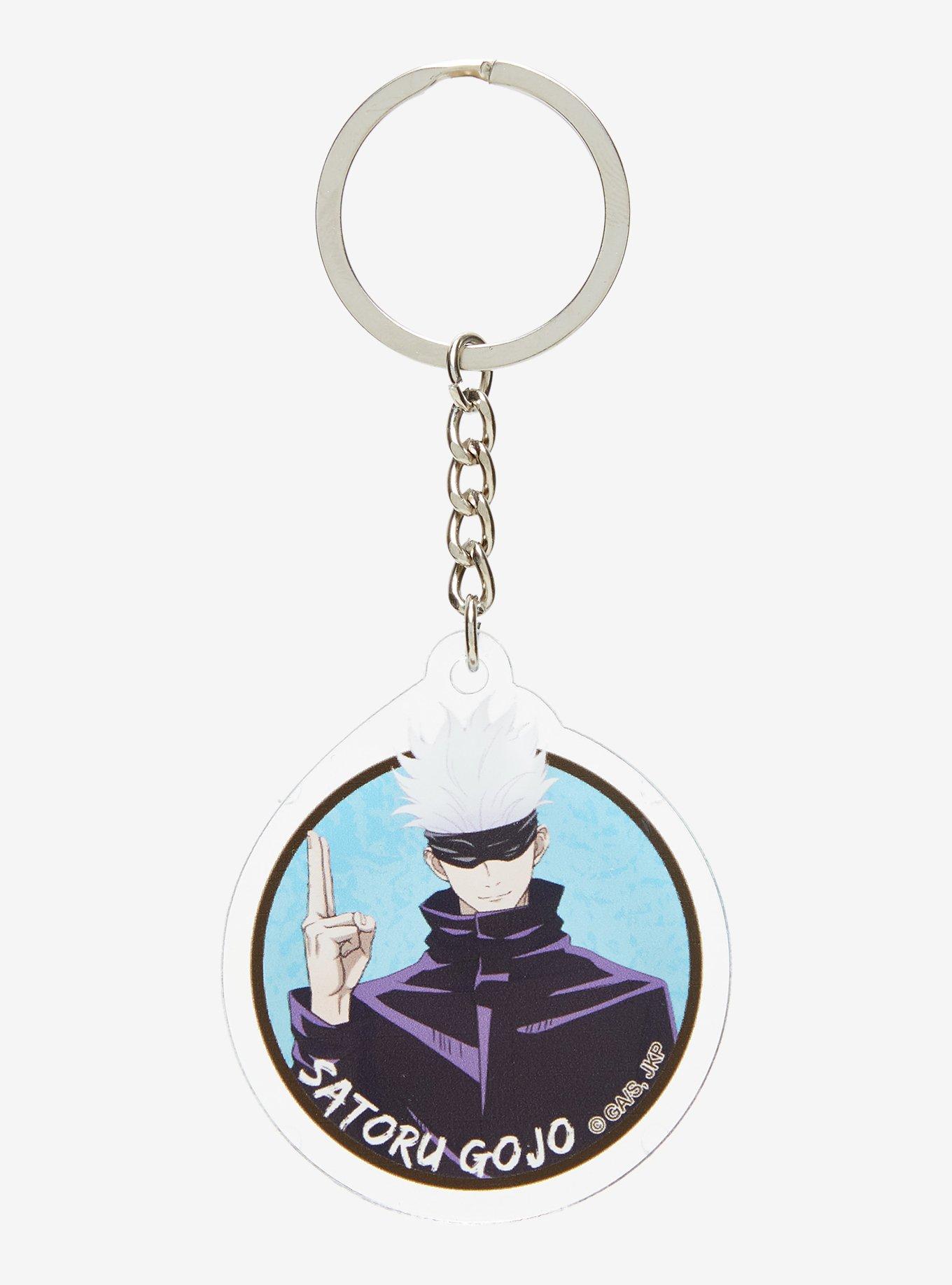 Jujutsu Kaisen Gojo Circle Portrait Keychain, , hi-res
