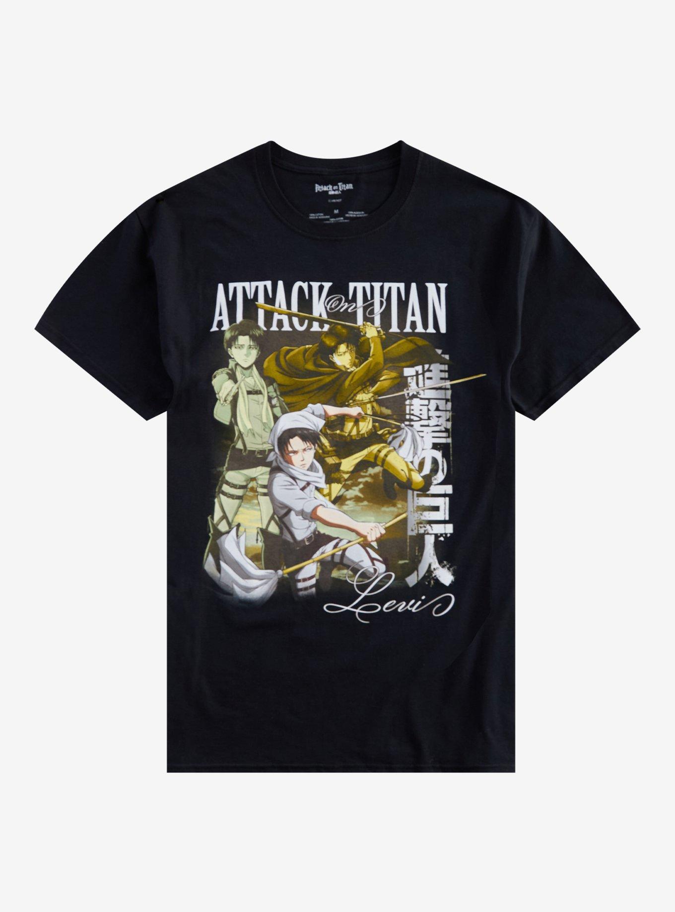 Attack On Titan Levi Collage T-Shirt, , hi-res