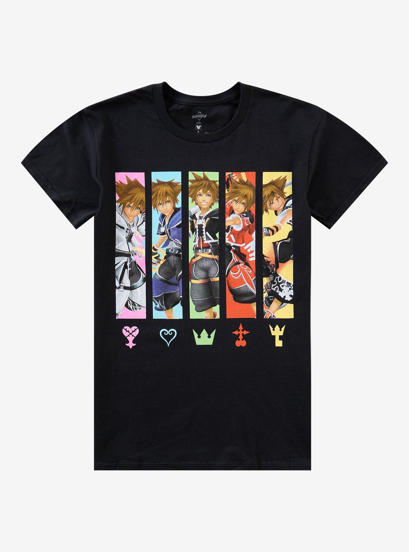 Disney Kingdom Hearts Sora Panels T-Shirt, , hi-res