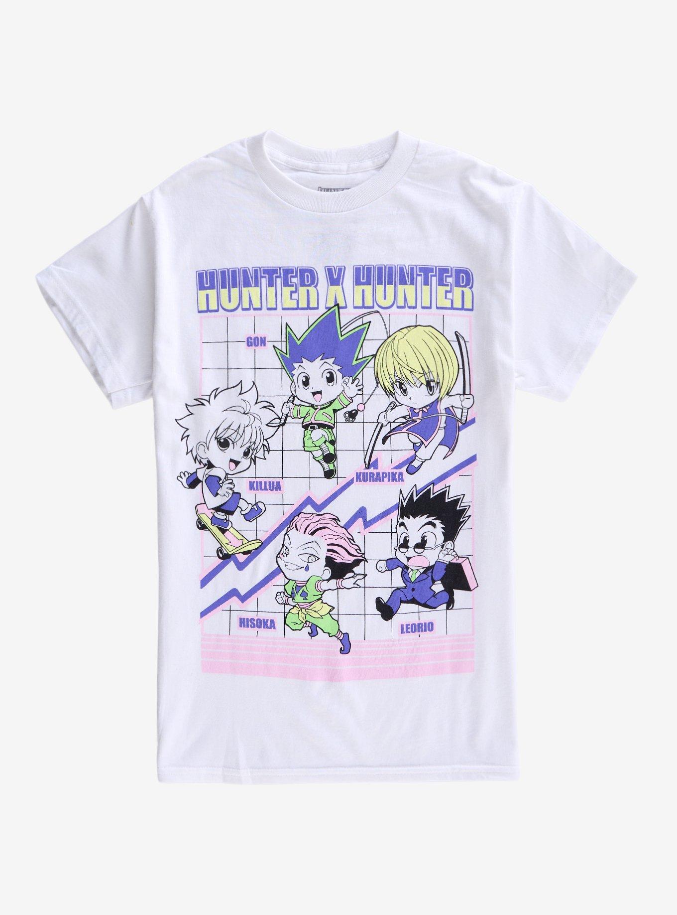 Hunter X Hunter Chibi Group Grid Girls T-Shirt, , hi-res