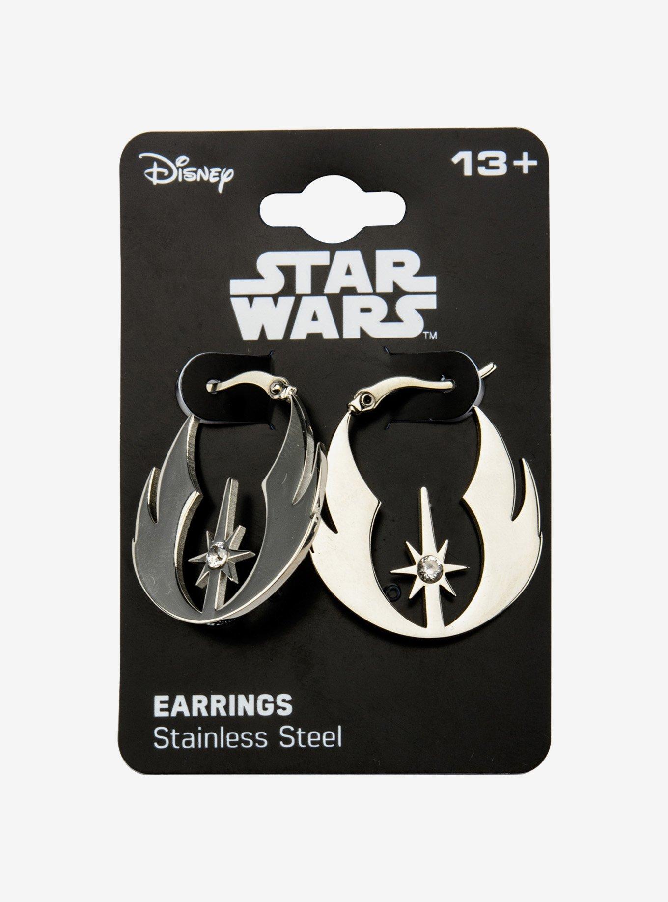 Star Wars Jedi Symbol Hoop Earrings, , hi-res