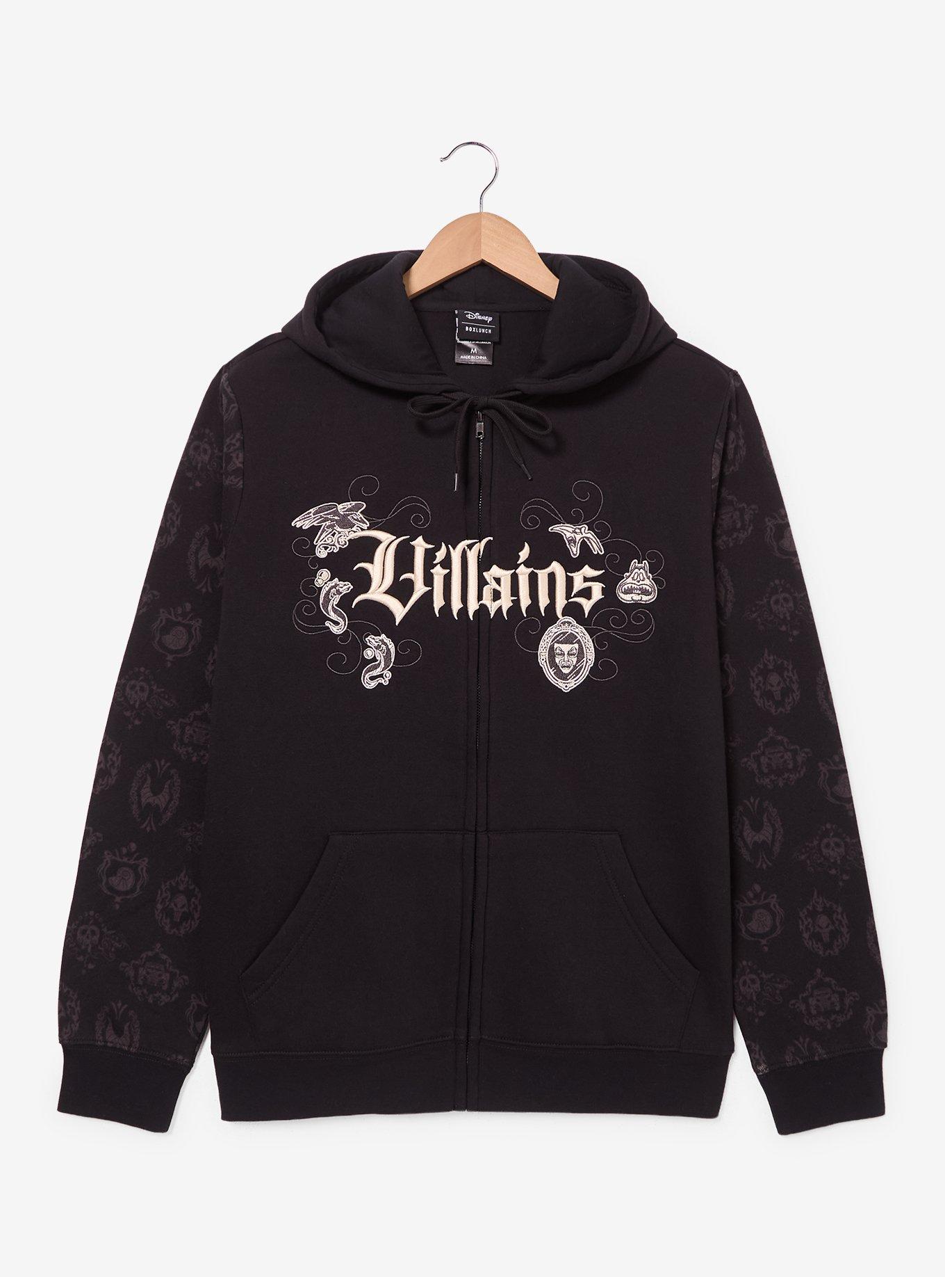 Disney Villains Tonal Zippered Hoodie - BoxLunch Exclusive | BoxLunch