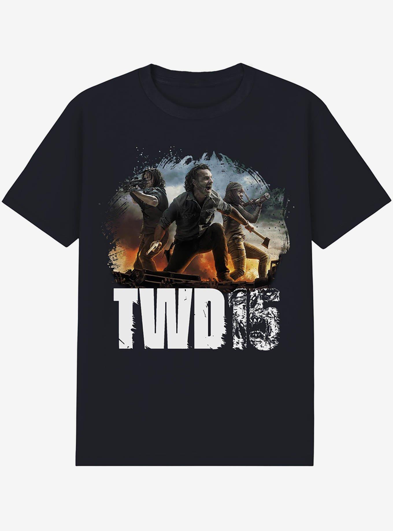 The Walking Dead Group Action Pose T-Shirt, , hi-res