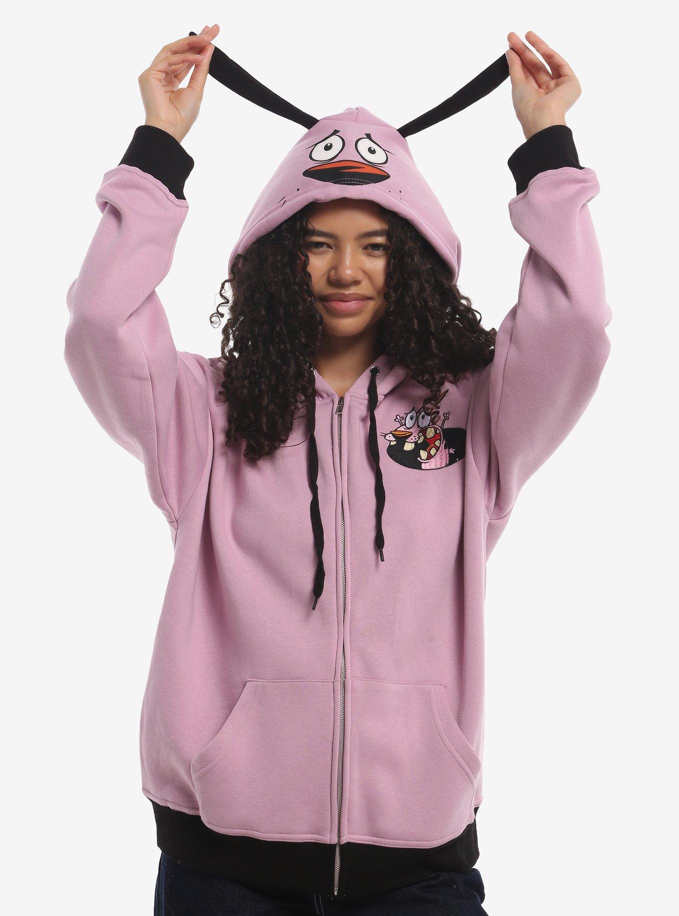 Courage The Cowardly Dog Figural Girls Hoodie, , hi-res