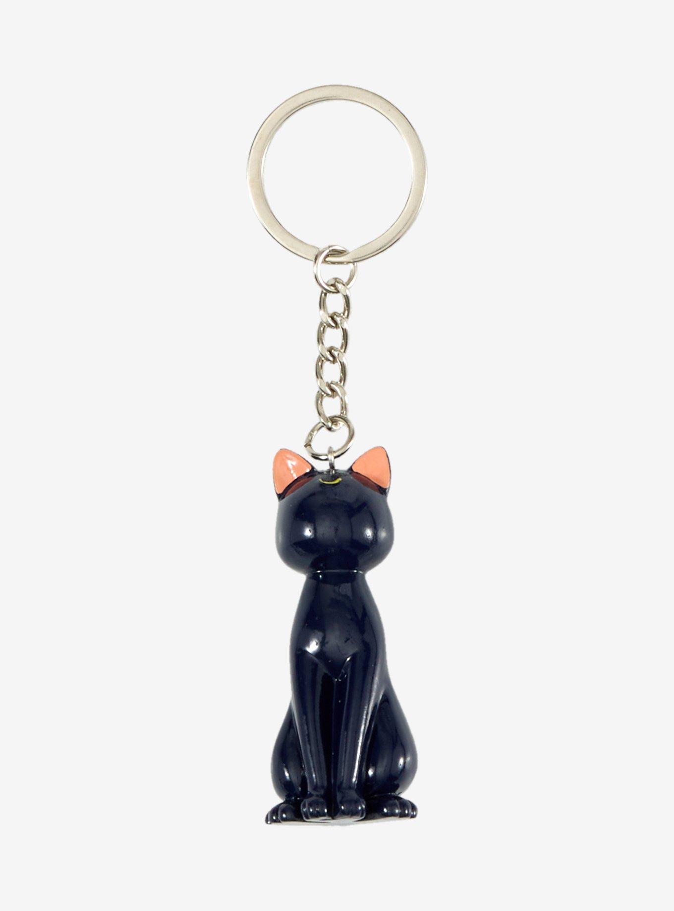Pretty Guardian Sailor Moon Luna Figural Key Chain, , hi-res