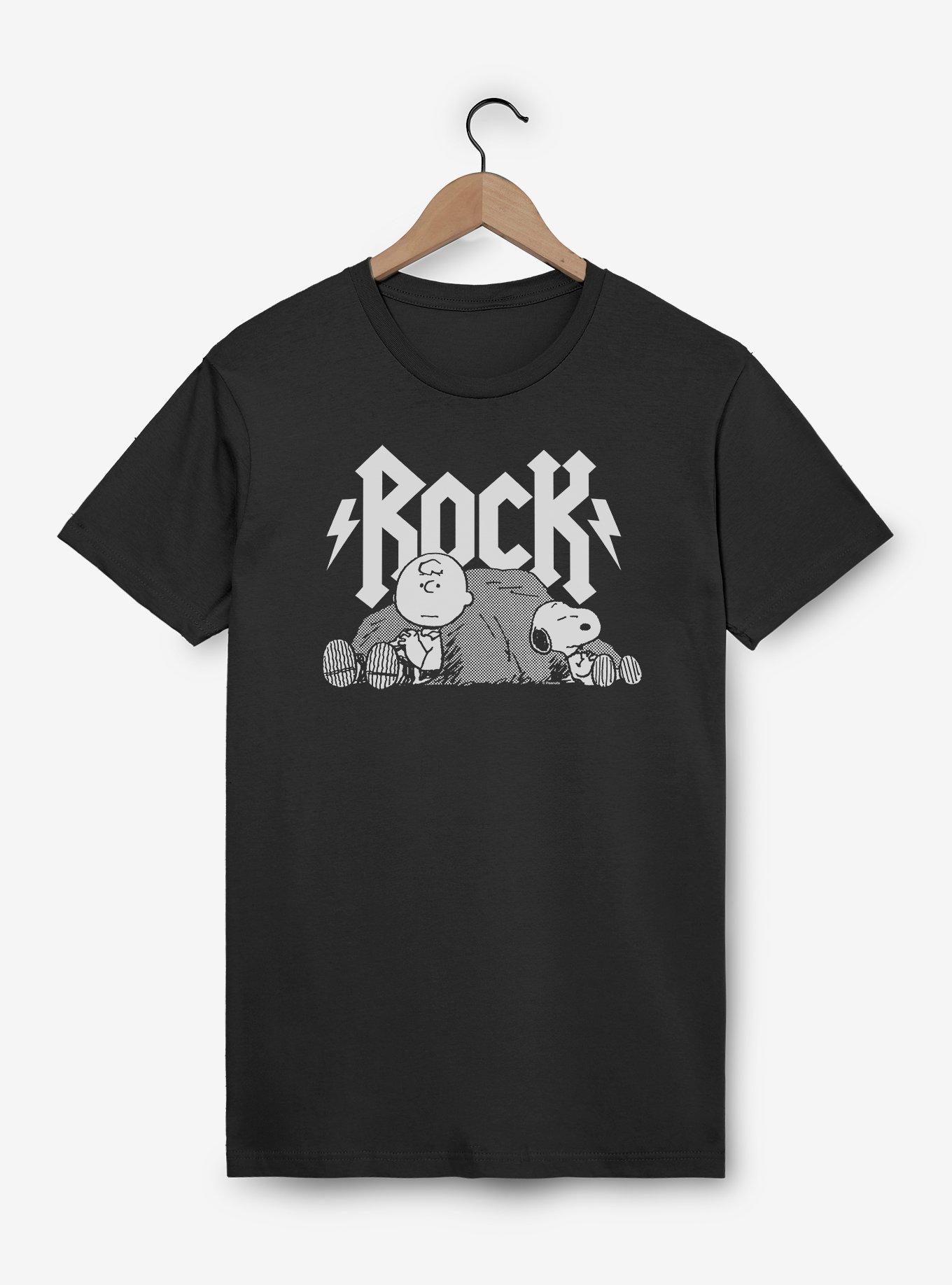 Peanuts Snoopy Charlie Brown Rock T-Shirt, , hi-res