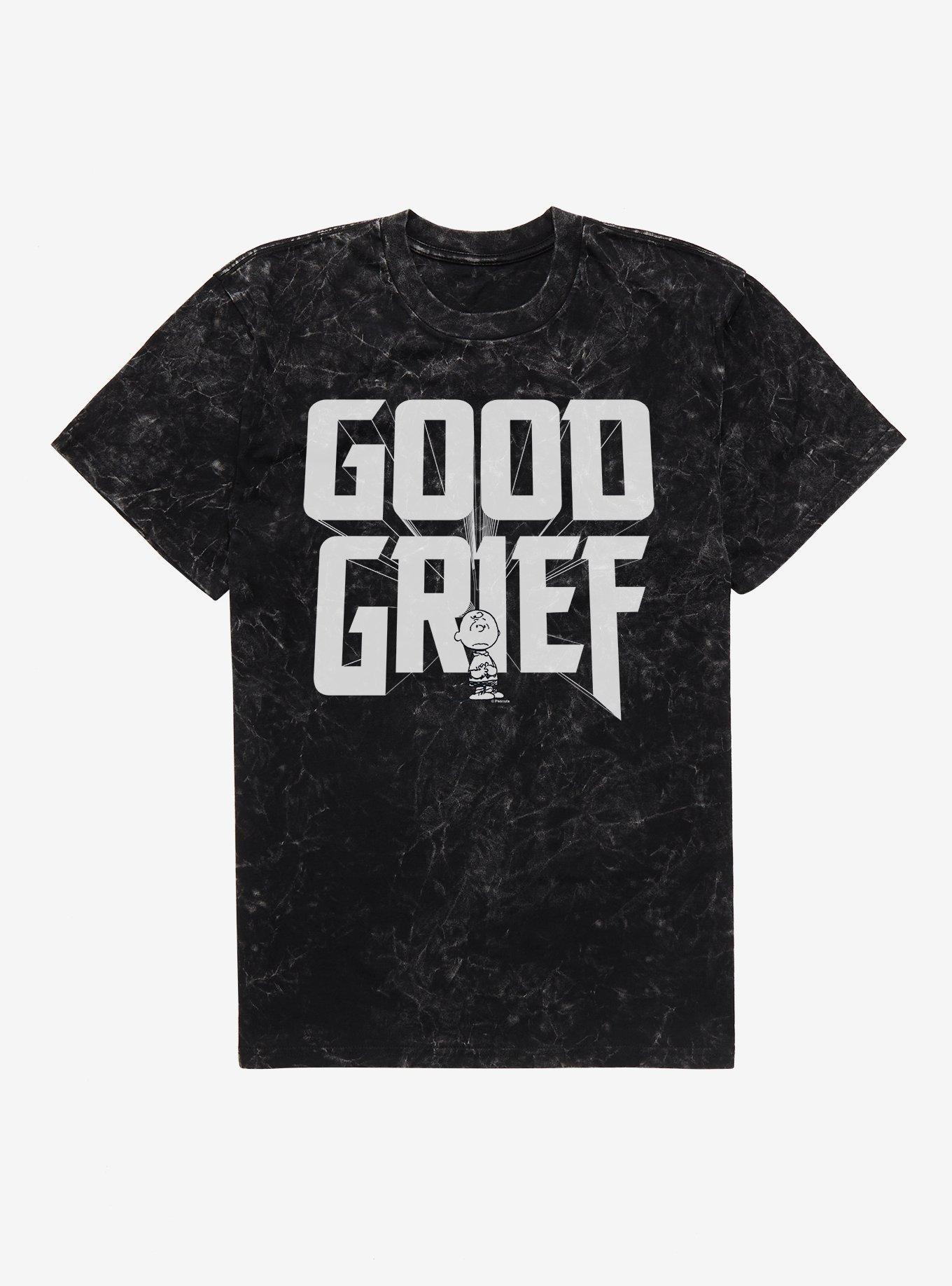 Peanuts Charlie Brown Good Grief Mineral Wash T-Shirt, , hi-res