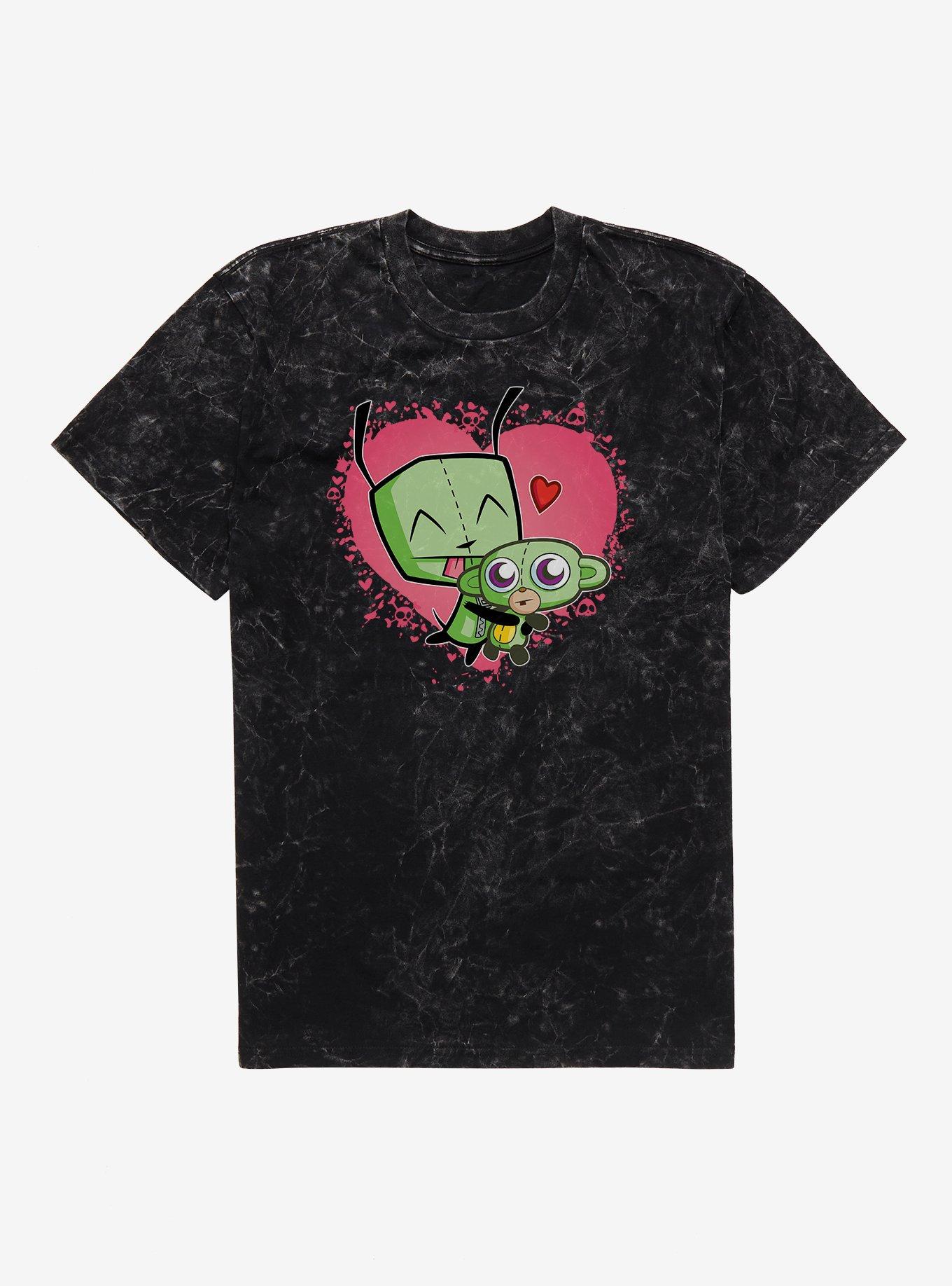 Invader Zim GIR Love Mineral Wash T-Shirt