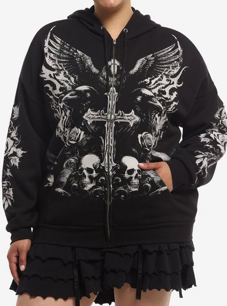 ジャケット・アウター L.G.B back skull cross hoodie 36286626_hi?h=630