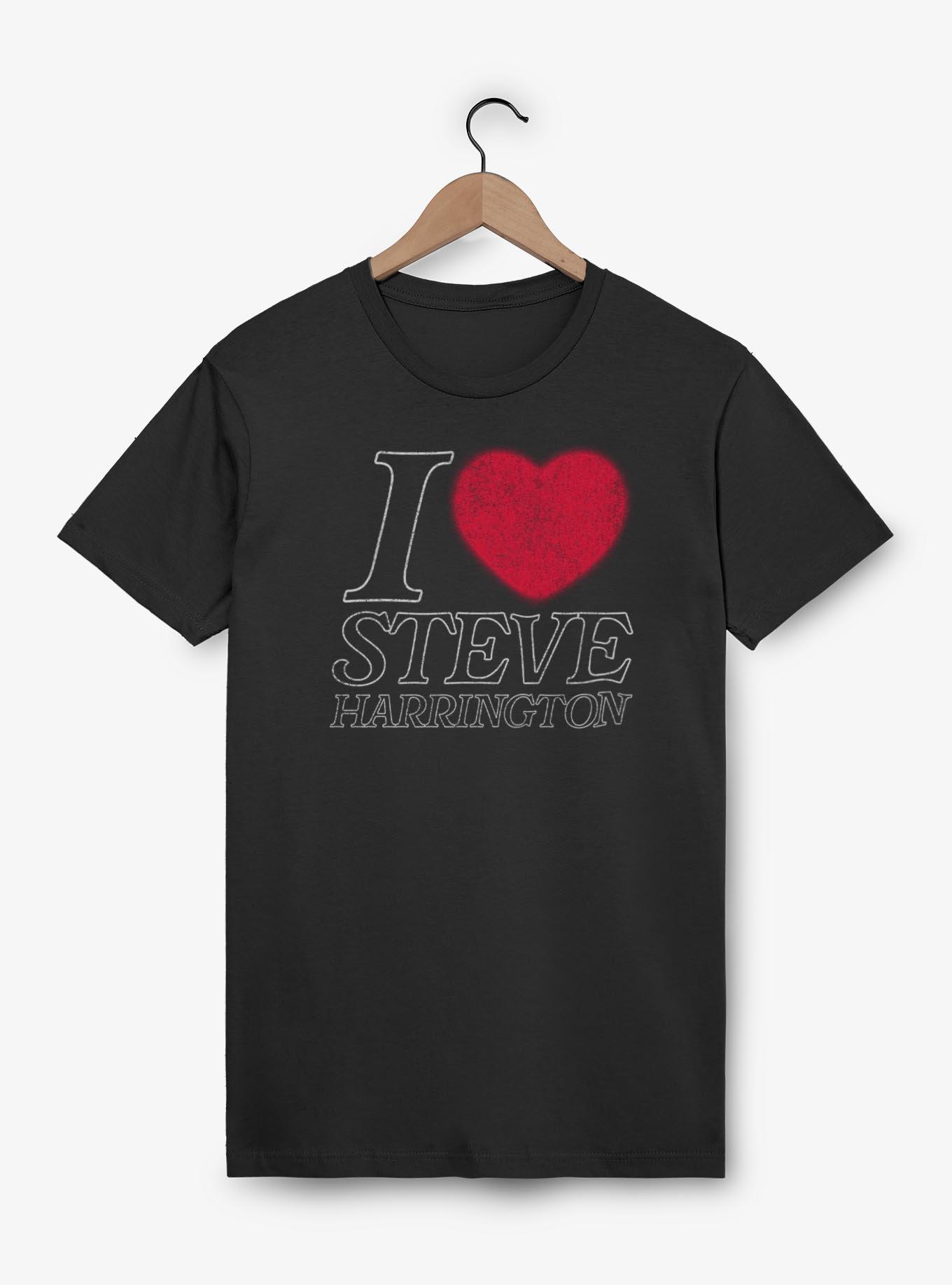 Stranger Things I Heart Steve Harrington T-Shirt, BLACK, hi-res
