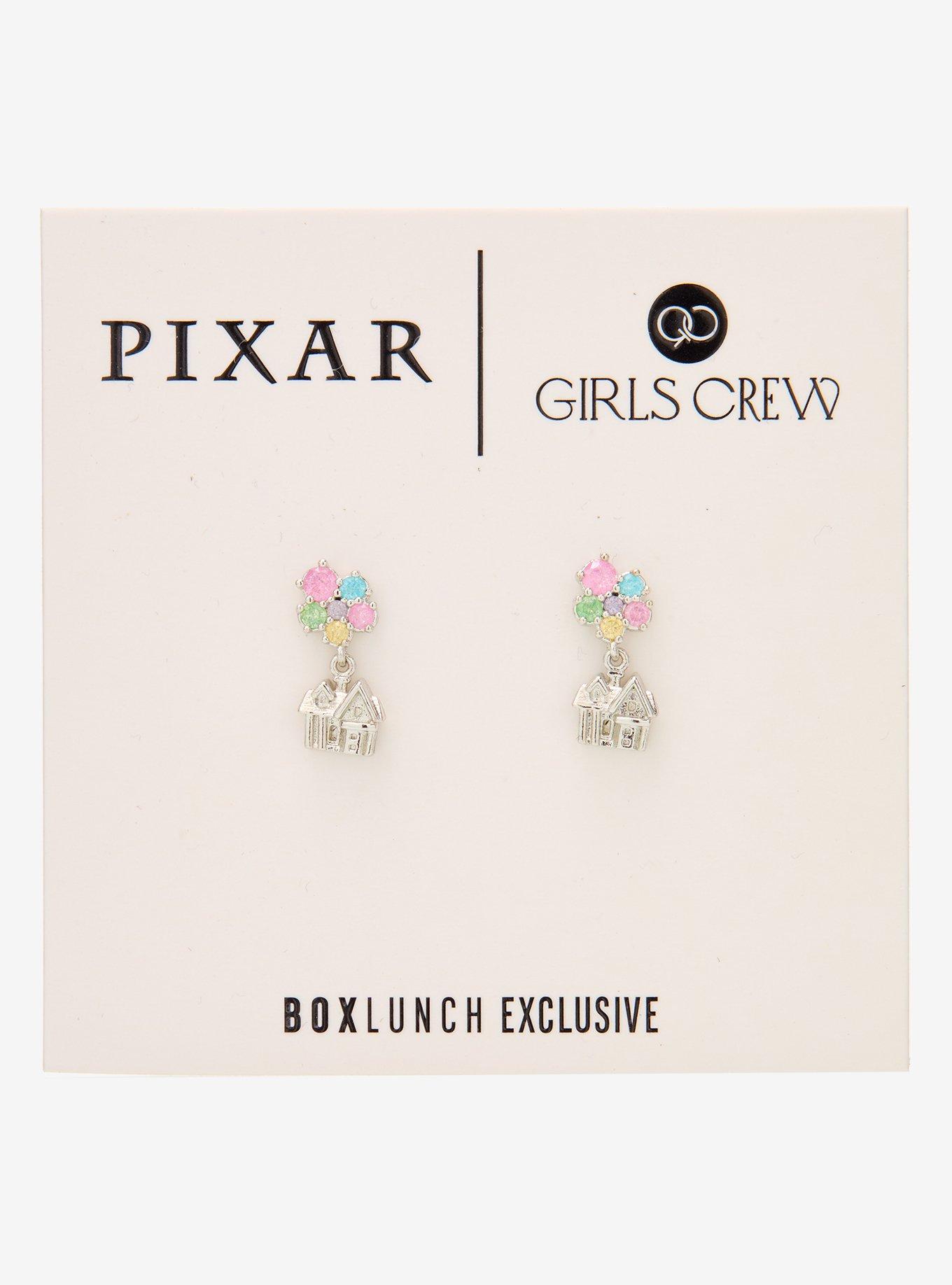 Girls Crew Disney Pixar Up Balloon House Dangle Charm Earrings - BoxLunch Exclusive, , hi-res