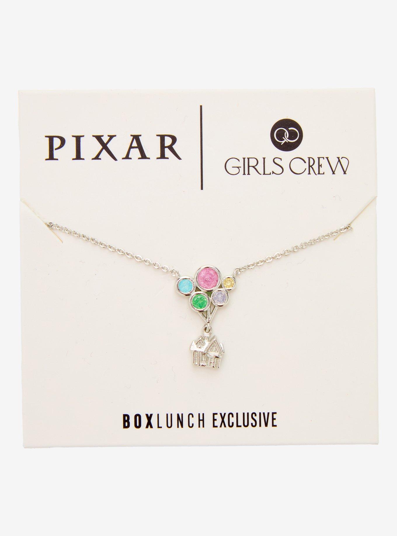Girls Crew Disney Pixar Up Balloon House Charm Necklace - BoxLunch Exclusive, , hi-res