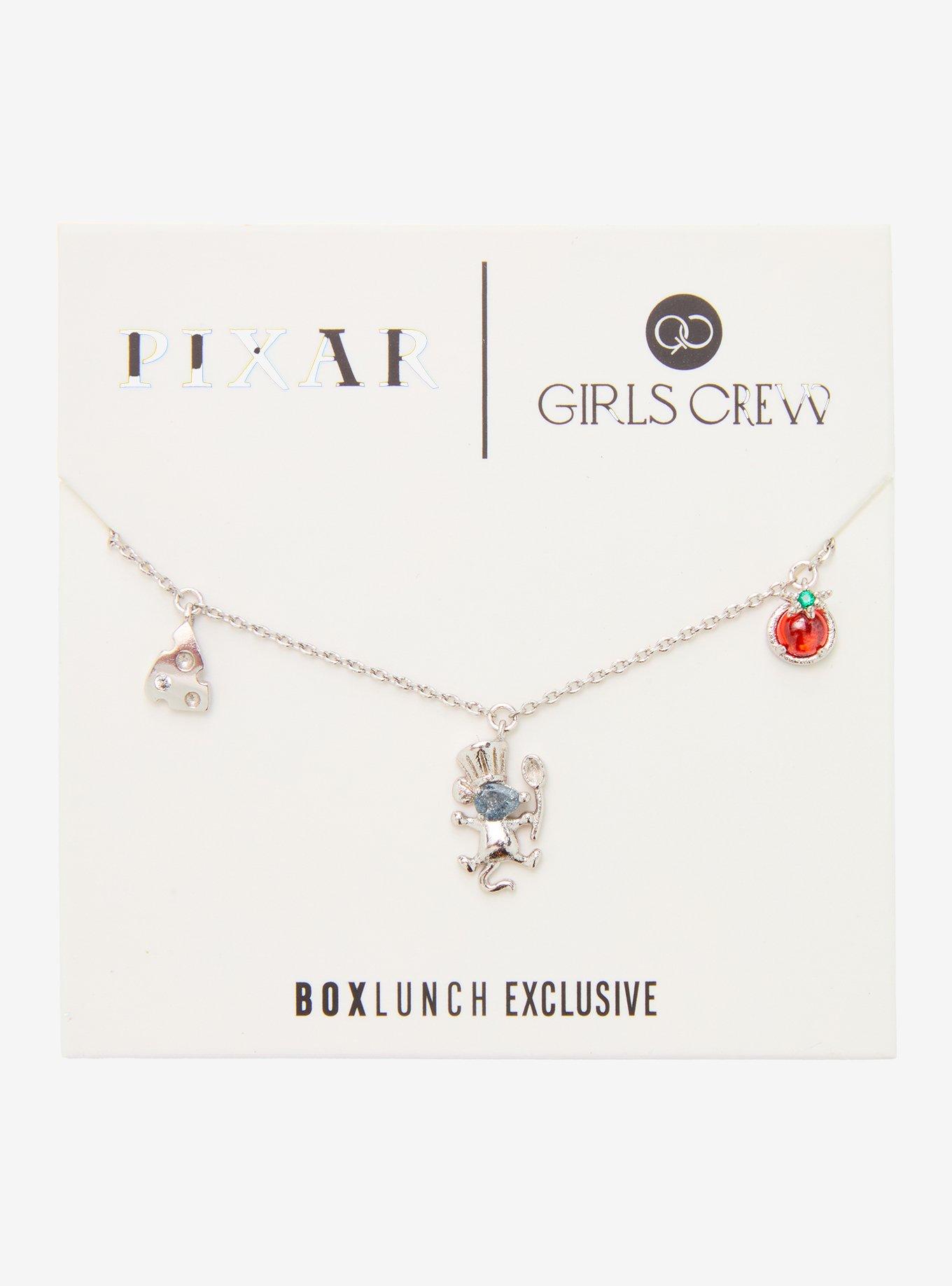 Girls Crew Disney Pixar Ratatouille Remy & Veggies Charm Necklace - BoxLunch Exclusive, , hi-res