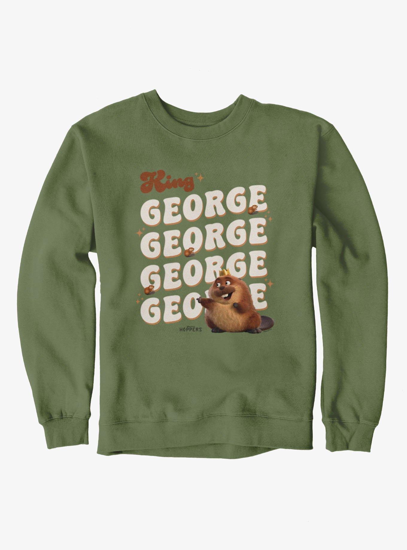 Disney Pixar Hoppers King George Beaver Name Stack Sweatshirt, , hi-res