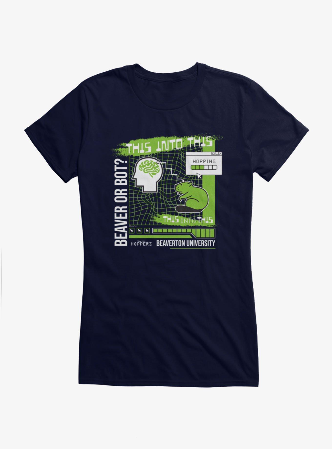 Disney Pixar Hoppers Beaver Or Bot Beaverton University Girls T-Shirt, , hi-res