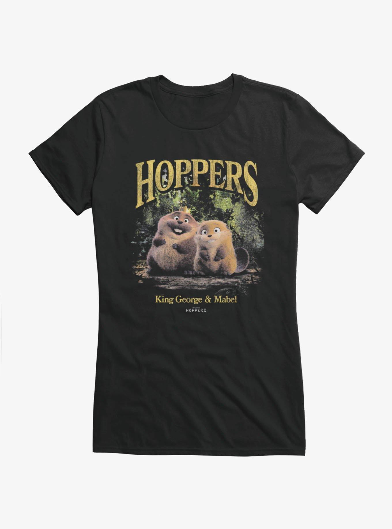 Disney Pixar Hoppers Mabel & King George Beaver Forest Photo Girls T-Shirt, , hi-res