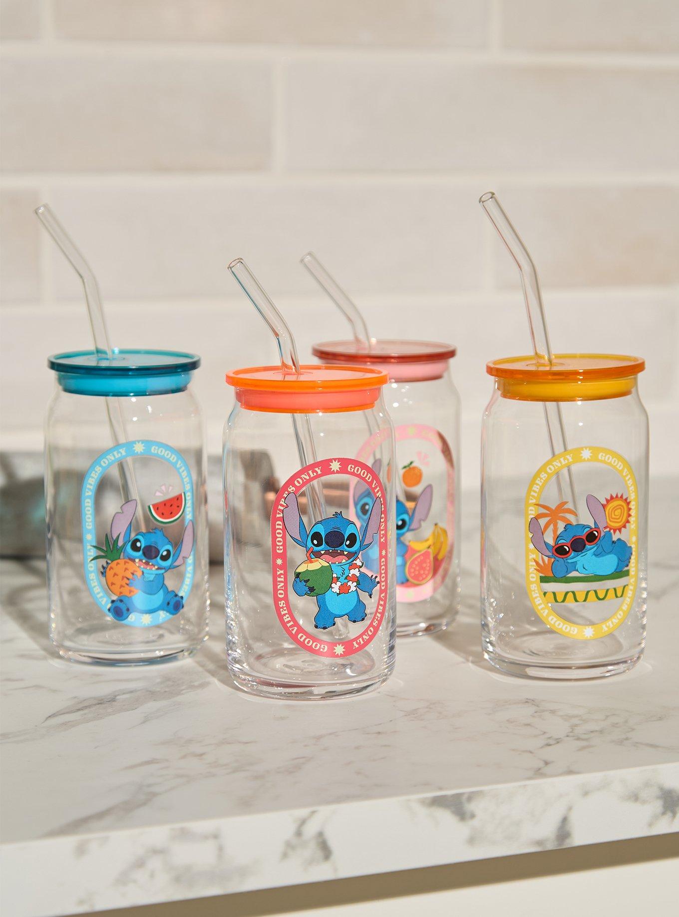 Disney Lilo & Stitch Island Vibes Glass Cup Set, , hi-res