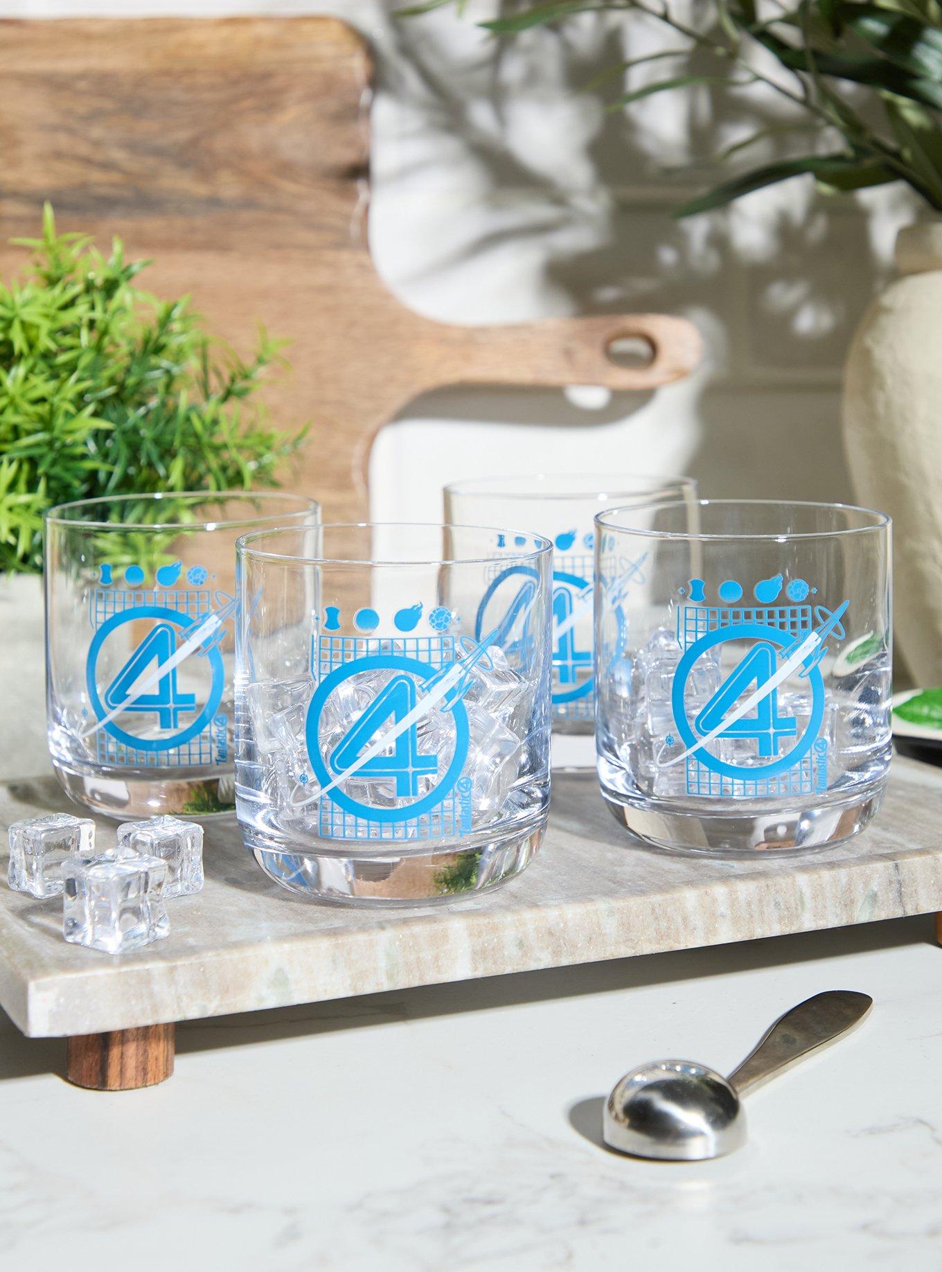 Marvel Fantastic Four Logo Glass Set, , hi-res