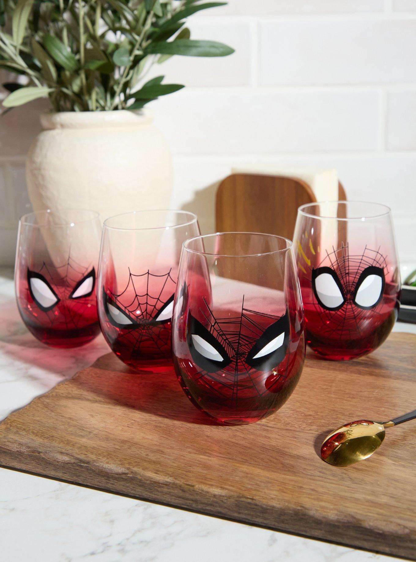 Marvel Spider-Man Mask Glass Set, , hi-res