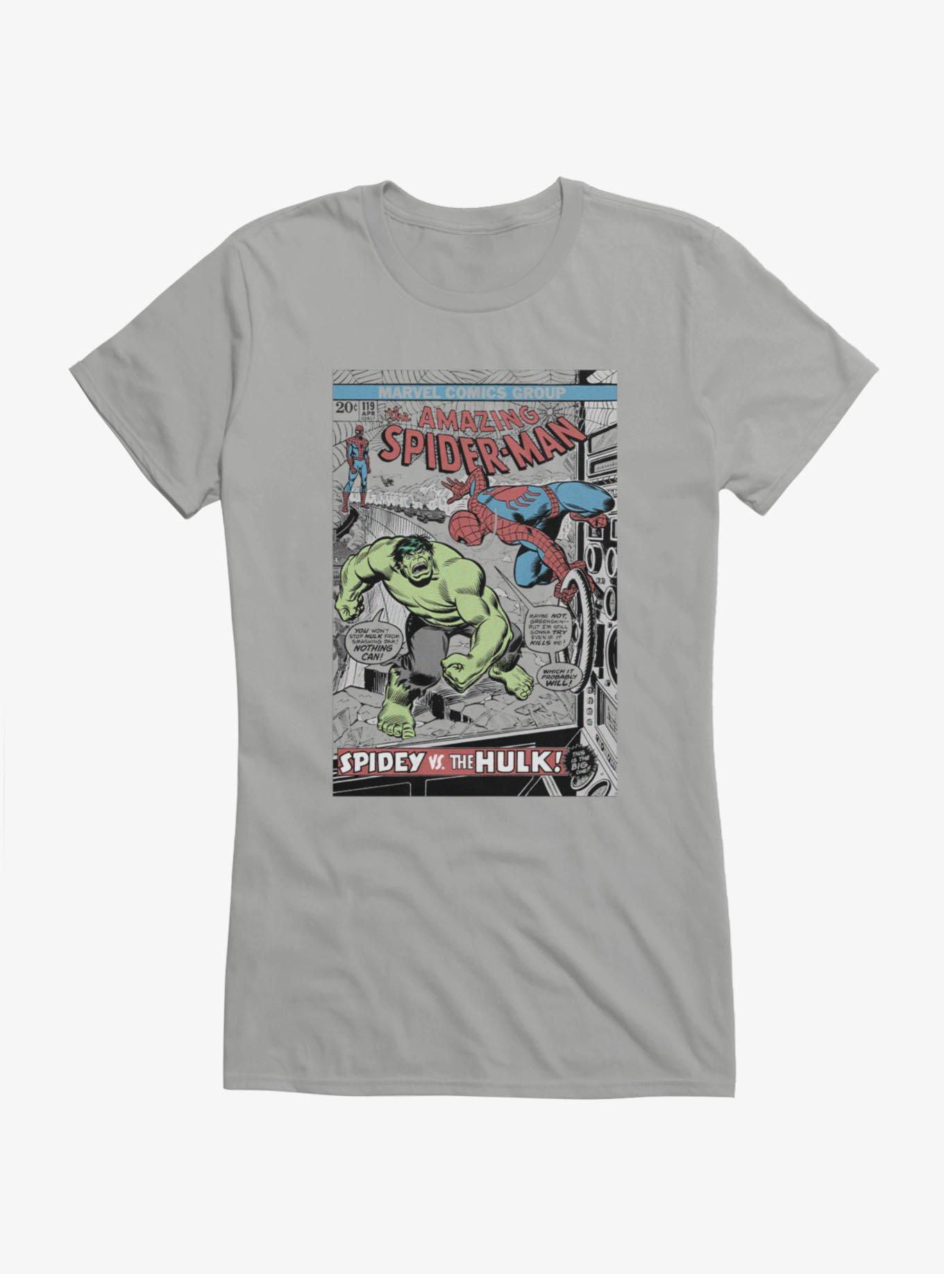 Marvel Comics Cover Amazing Spidey Vs The Hulk T-Shirt, , hi-res