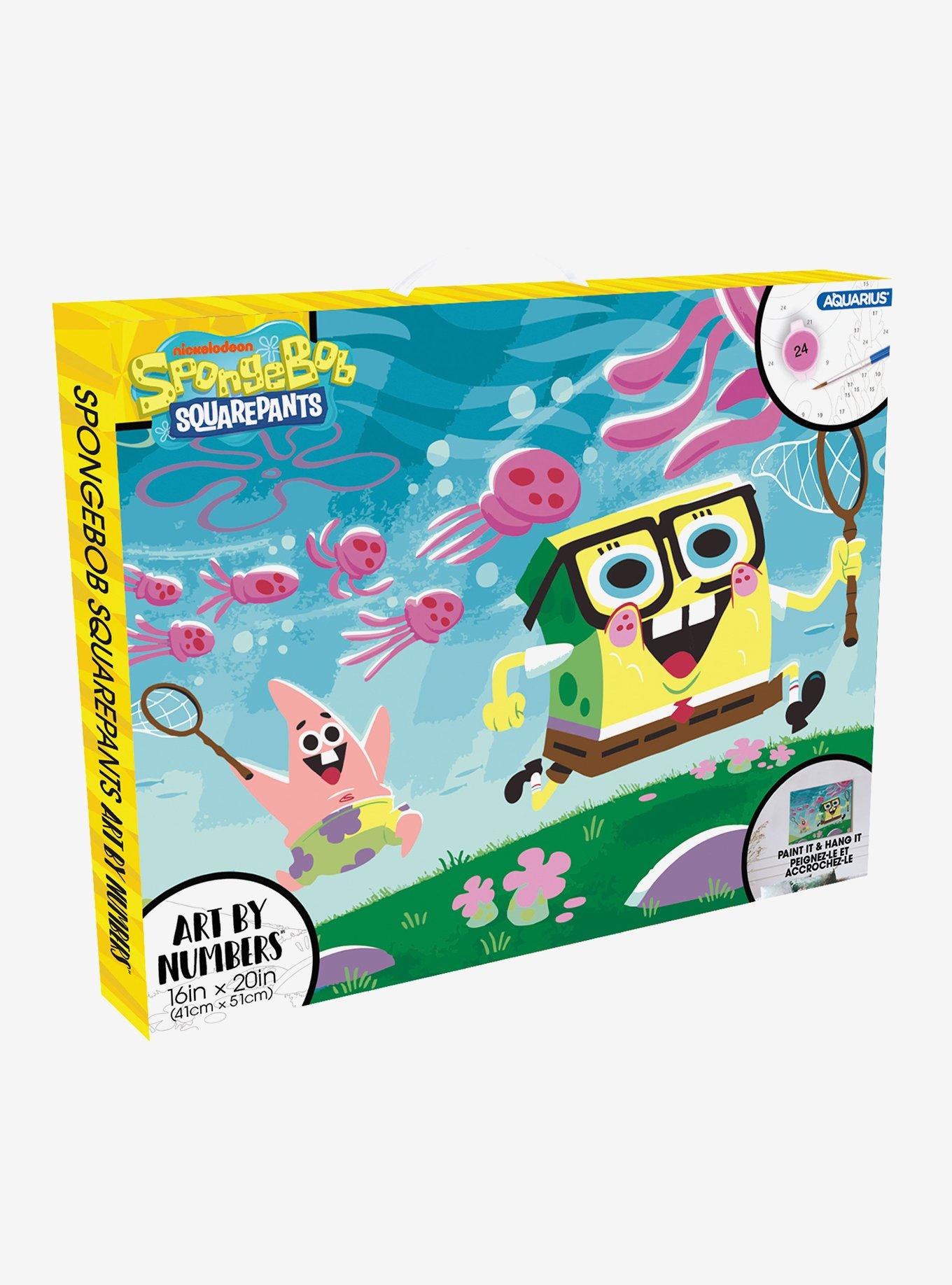 SpongeBob SquarePants Jellyfishing Paint By Numbers Art Kit, , hi-res