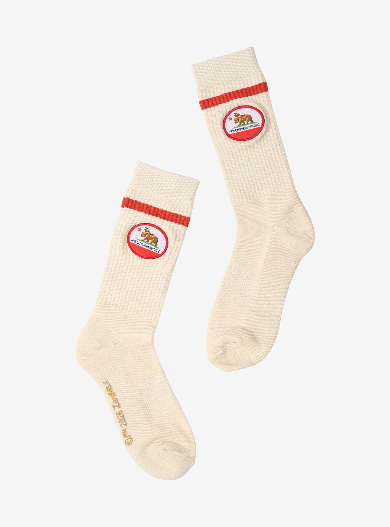 Fallout New California Republic Crew Socks &mdash; BoxLunch Exclusive, , hi-res