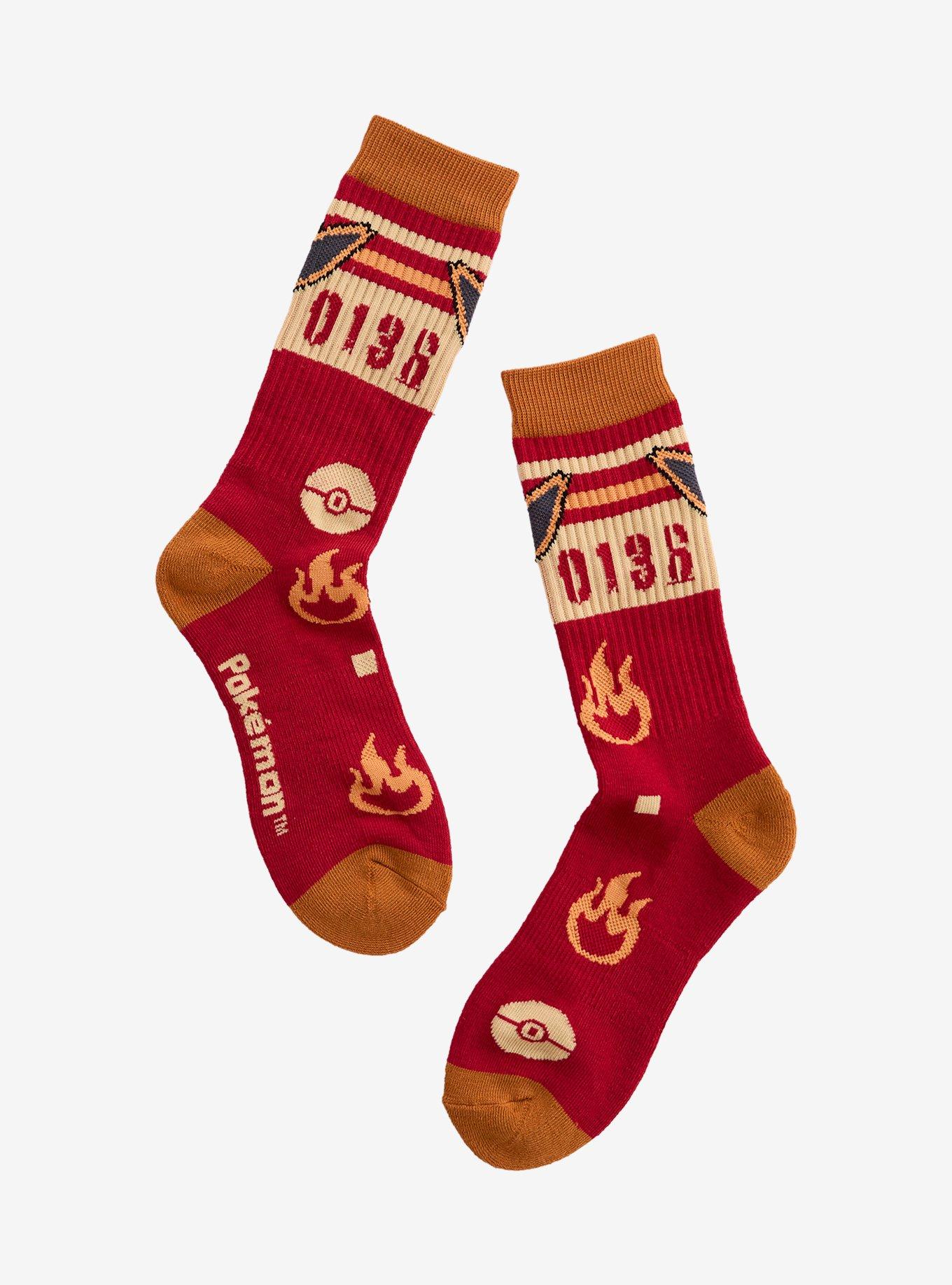 Pok&eacute;mon Flareon Crew Socks &mdash; BoxLunch Exclusive, , hi-res