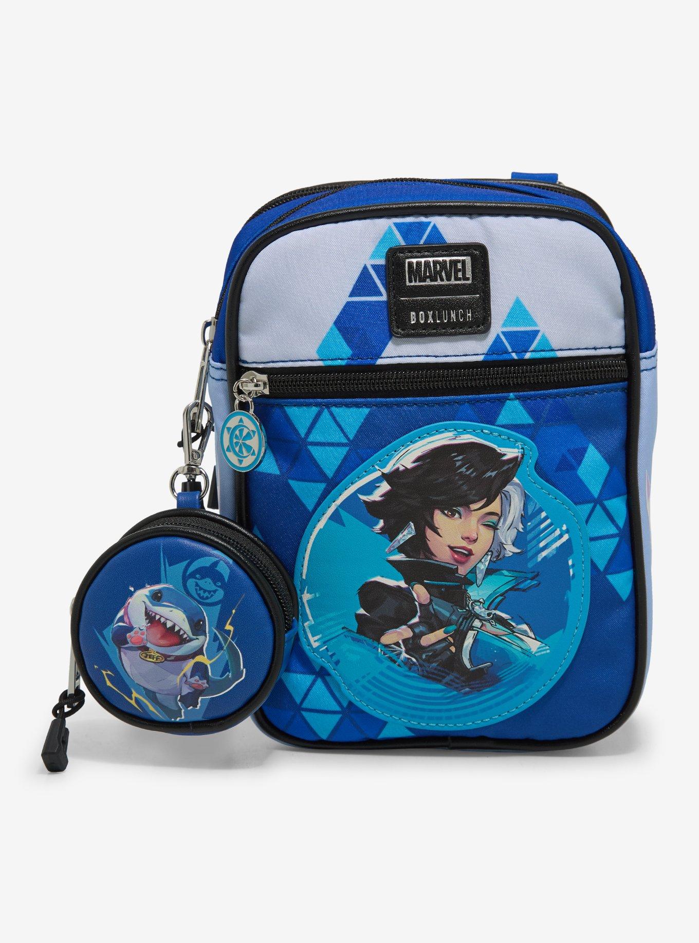Marvel Rivals Luna & Jeff the Land Shark Crossbody Bag &mdash; BoxLunch Exclusive, , hi-res