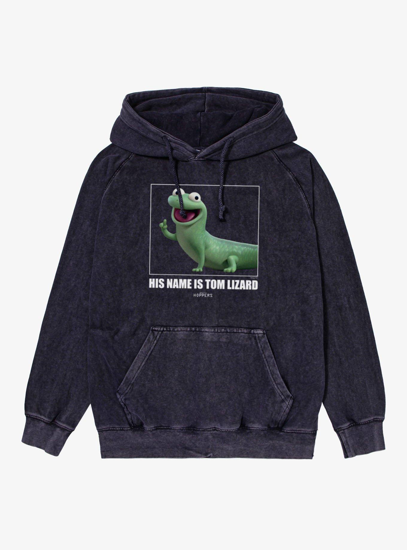 Disney Pixar Hoppers His Name Is Tom Lizard Mineral Wash Hoodie