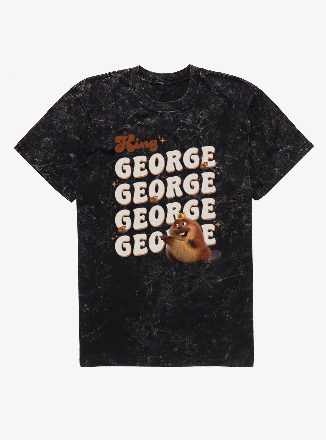 Disney Pixar Hoppers King George Beaver Name Stack Mineral Wash T-Shirt, , hi-res