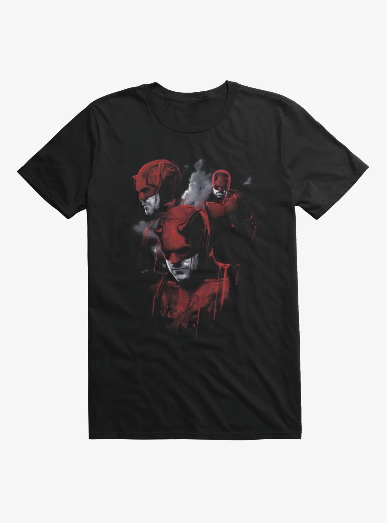 Daredevil Born Again Mask Collage T-Shirt, , hi-res