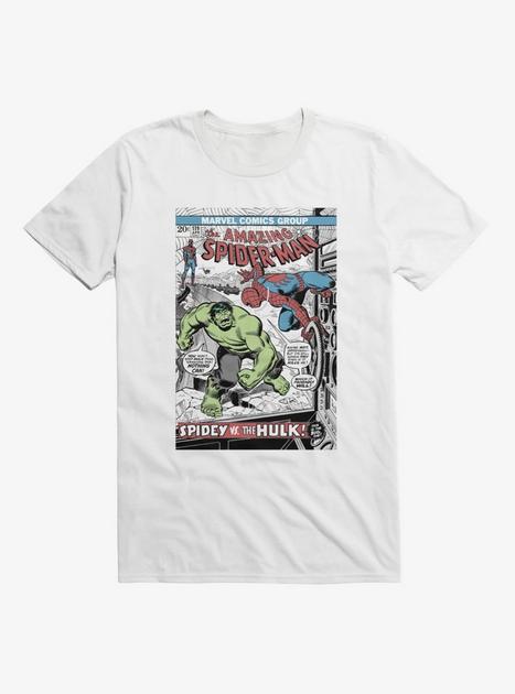 Marvel Comics Cover Amazing Spidey Vs The Hulk T-Shirt | Hot Topic