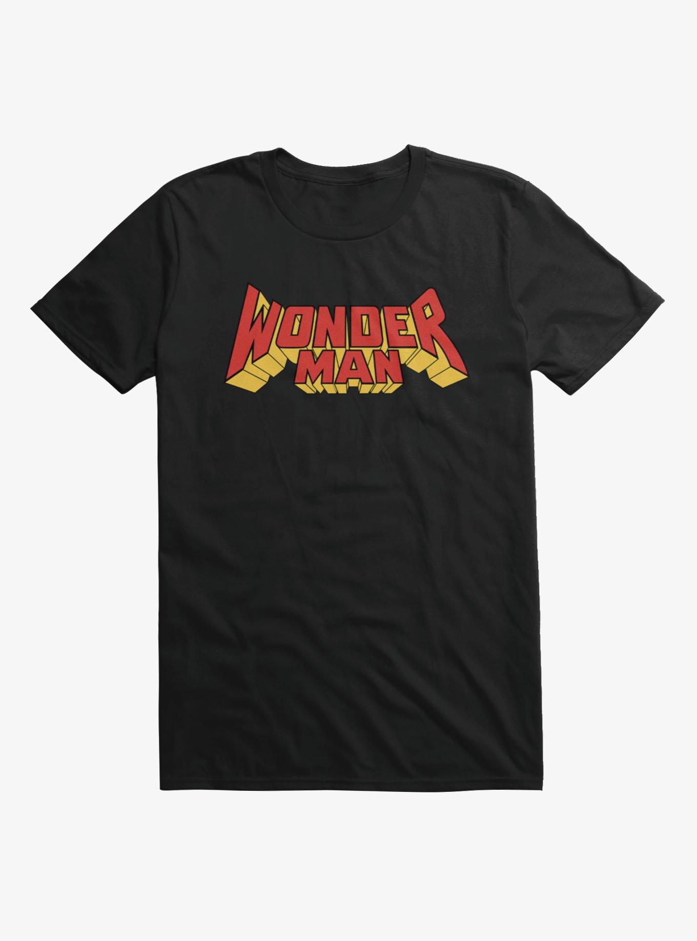 Marvel Comics Wonder Man Block Letter Header T-Shirt