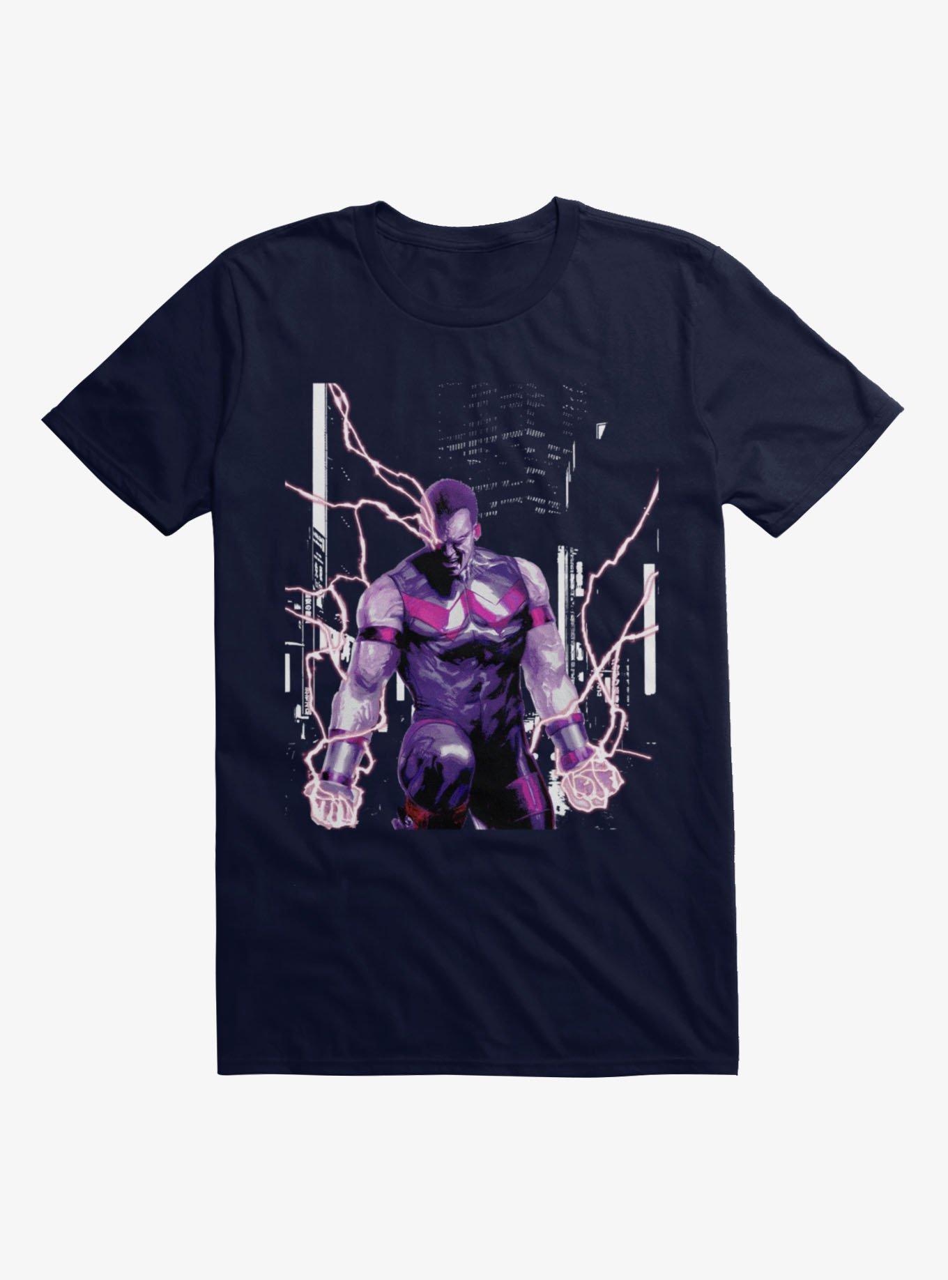 Marvel Comics Wonder Man Lightning T-Shirt Hot Topic Exclusive, , hi-res