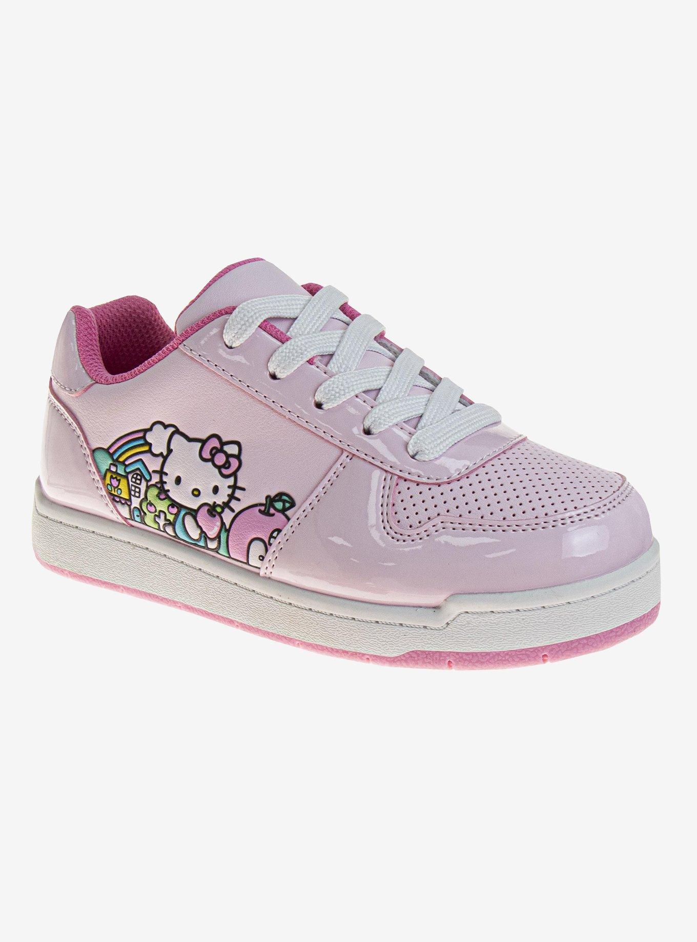 Hello Kitty Girls Lace-Up Sneakers, , hi-res