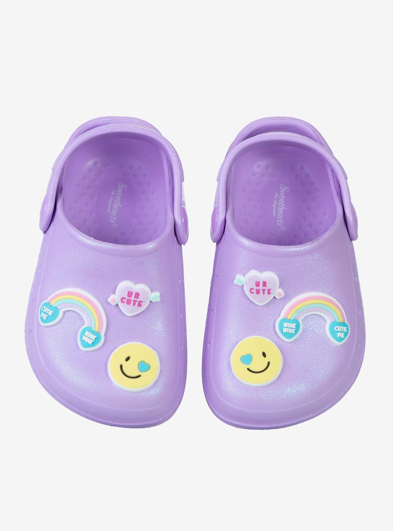 Sweethearts Candy & Rainbow Cheerful Slip-On Girls Toddler Clogs, , hi-res