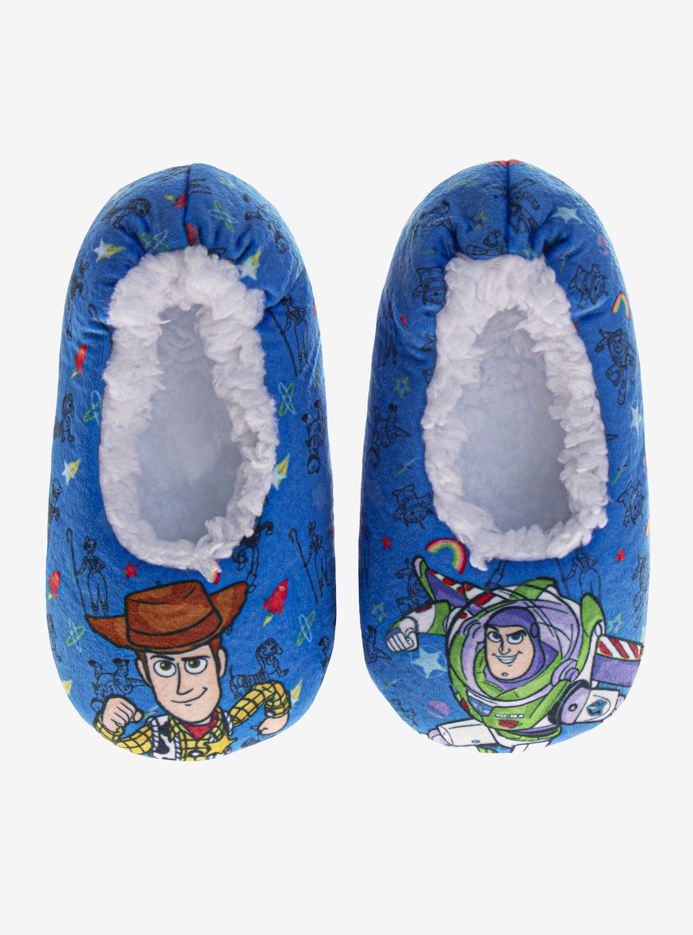 Disney Pixar Toy Story Woody & Buzz Cozy Toddler & Little Kid Slippers, , hi-res