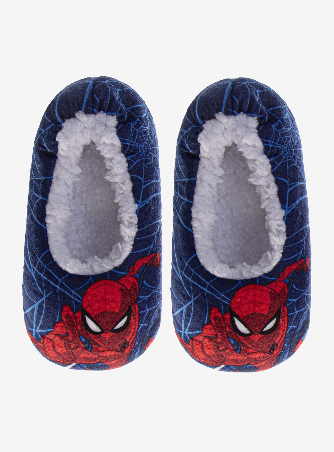 Marvel Spider-Man Cozy Padded Non-Slip Toddler & Little Kid Slippers, , hi-res