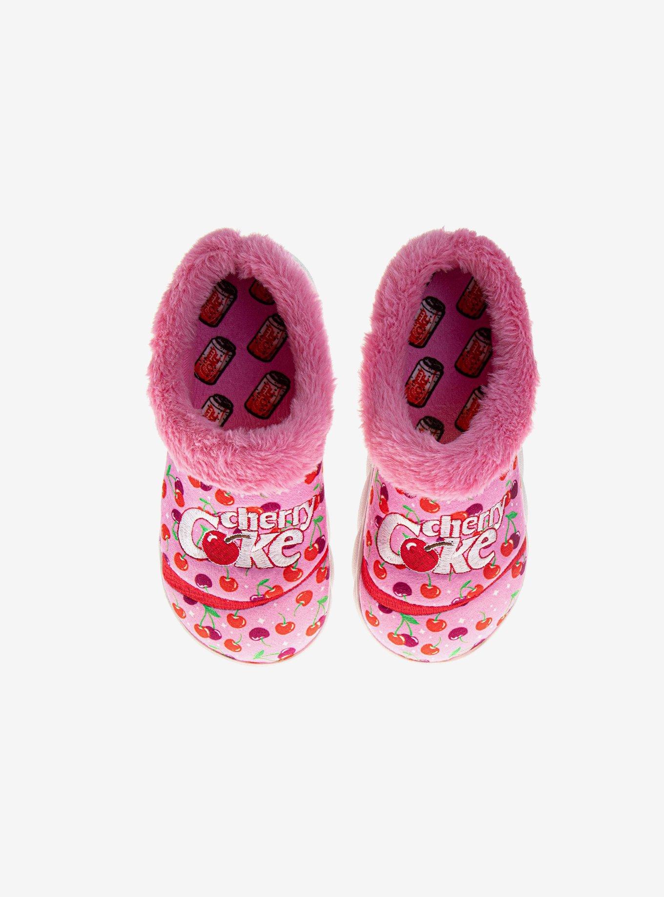 Coca-Cola Cherry Coke Cozy Softlined Women Slippers, , hi-res