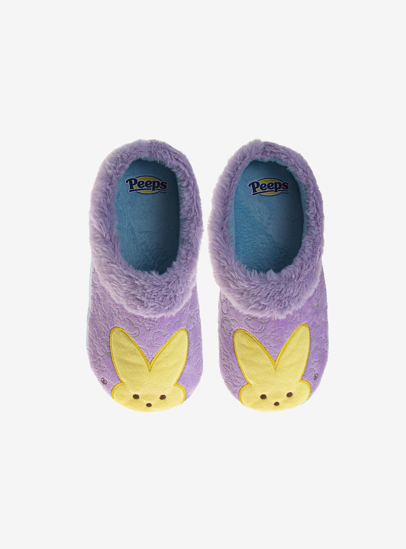 Peeps Dual Size Plush Ladies Slippers, , hi-res
