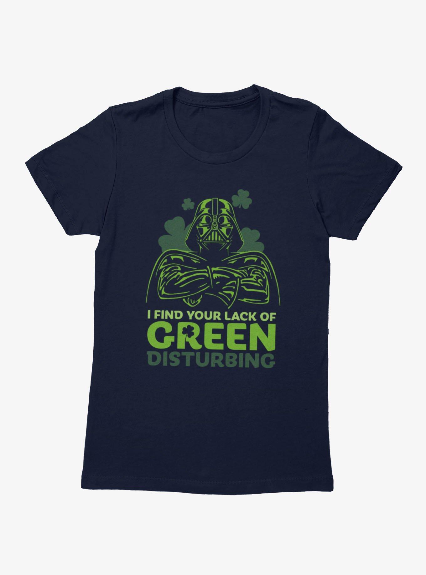 Star Wars Darth Vader St. Patrick's Your Lack Of Green Disturbing Womens T-Shirt, , hi-res