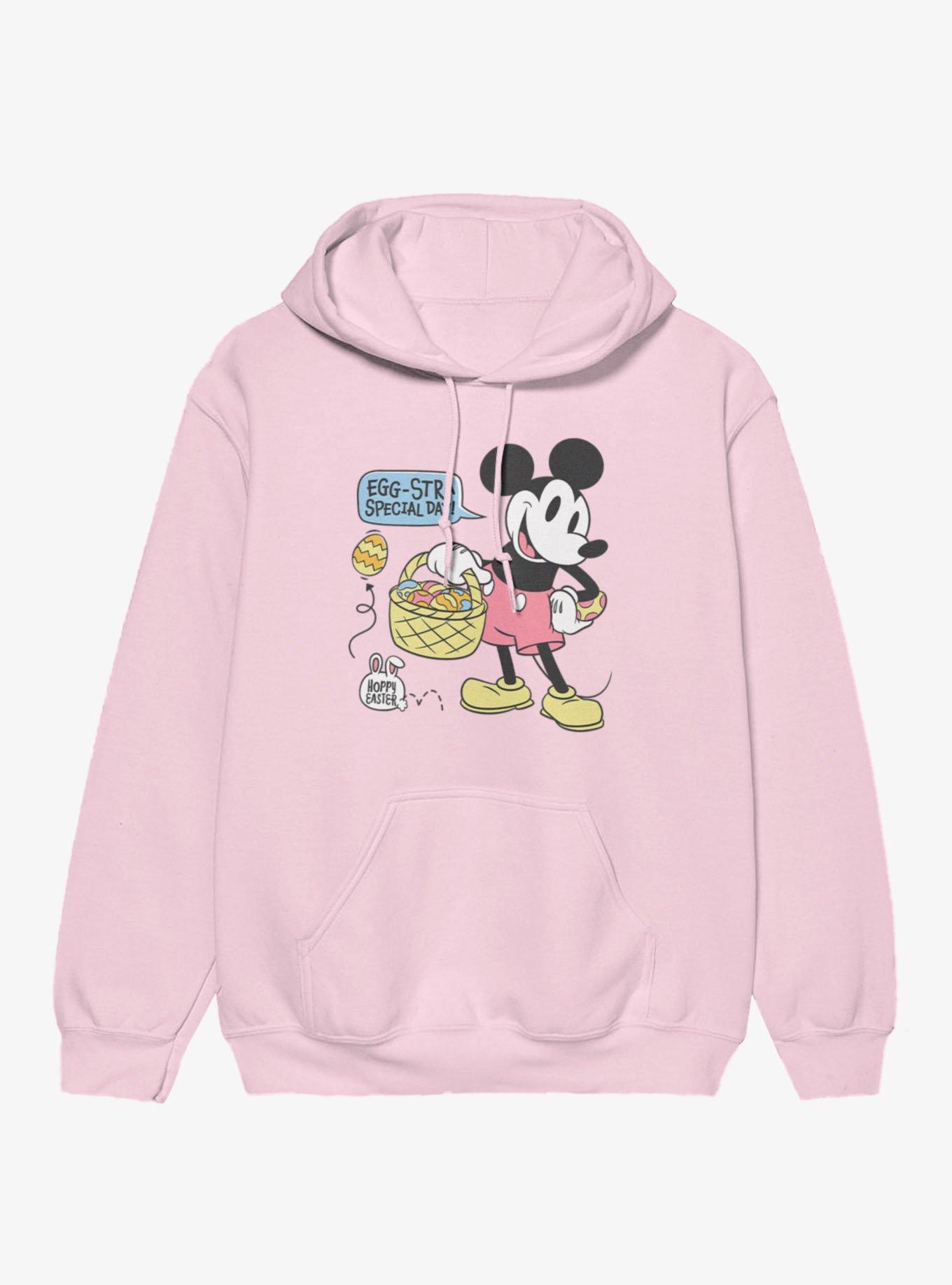 Disney Mickey Mouse Egg-Stra Special Day Hoppy Easter Hoodie, LIGHT PINK, hi-res view 1