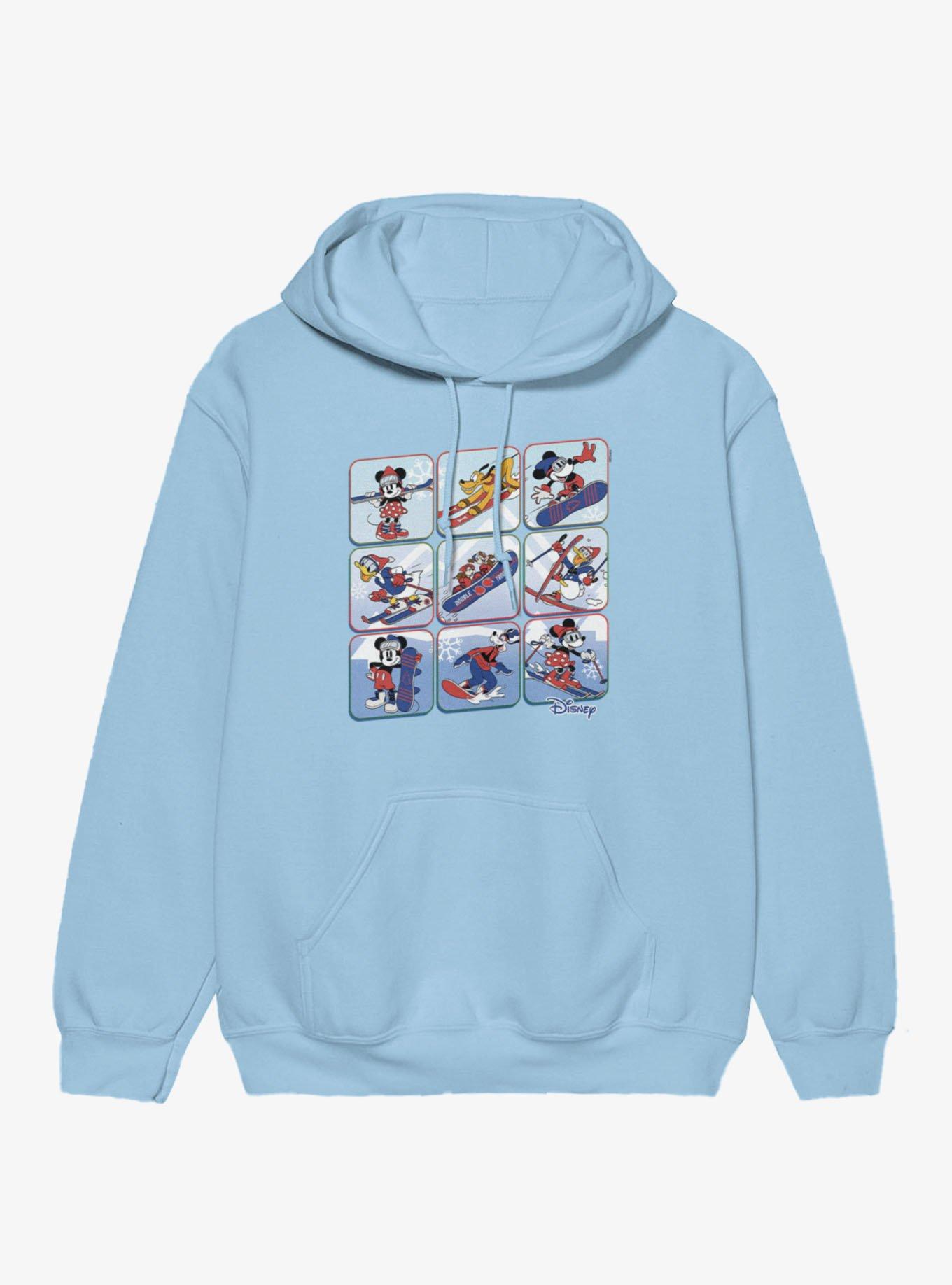 Disney Mickey Mouse And Friends Winter Snow Sport Panels Hoodie, , hi-res