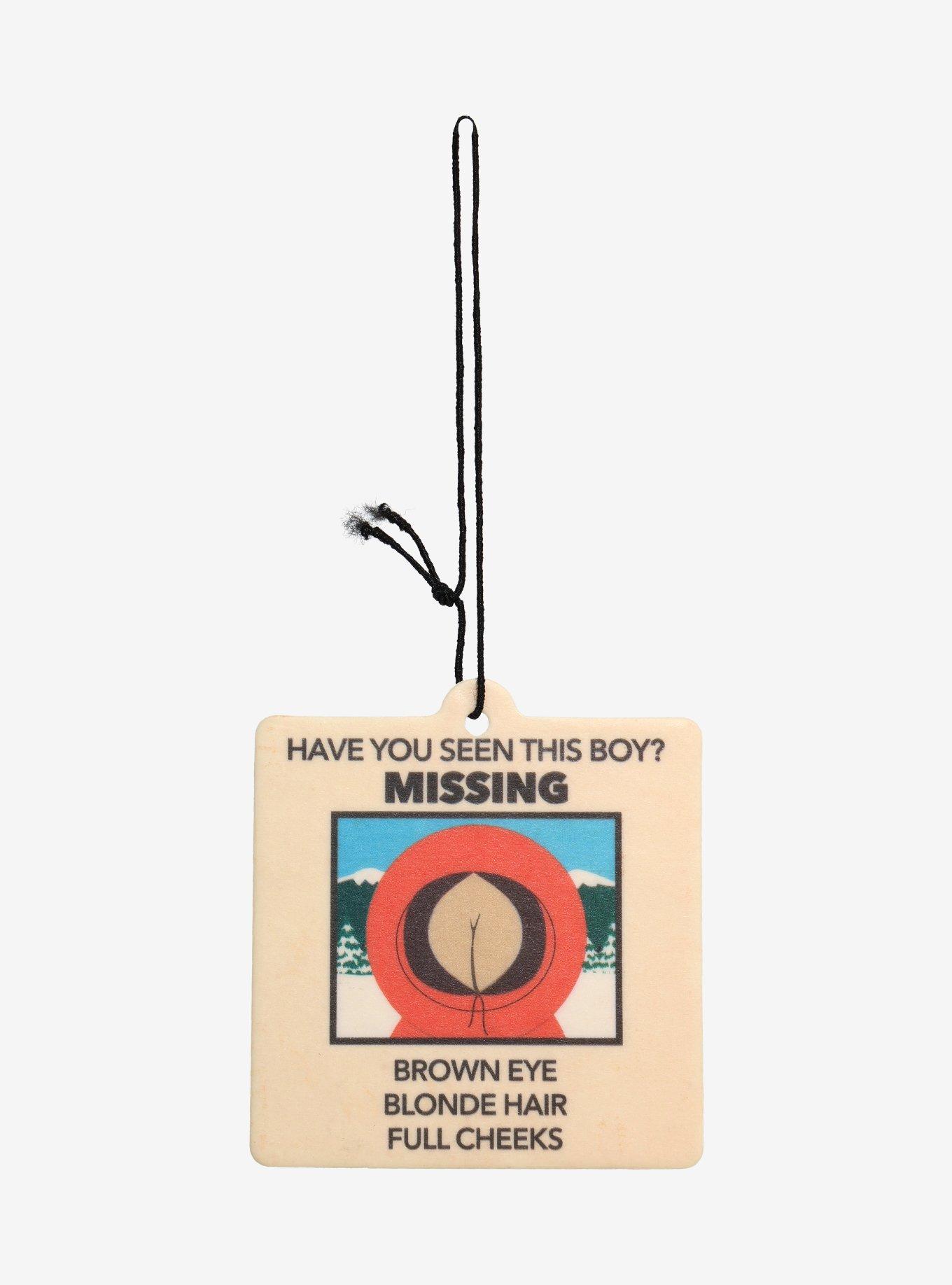 South Park Missing Poster Pine Scented Air Freshener &mdash; BoxLunch Exclusive, , hi-res